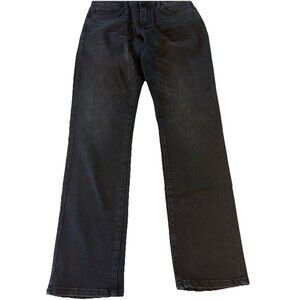 Lucky Brand Mens 410 Straight Jeans 33W X 30L Denim Black Athletic Fit #rodeo